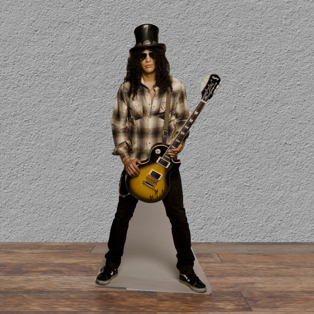Slash - TOP HAT Signature - Guns 'N Roses - 66" Tall - Life Size Cardboard Cutout Standee