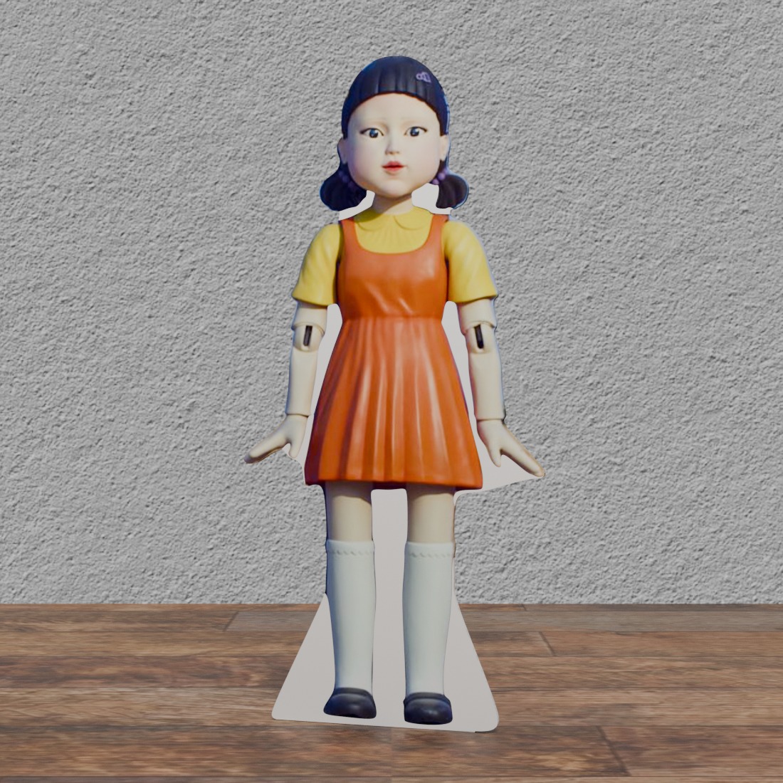 Squid Games Doll 72" Tall Cardboard Cutout Standee