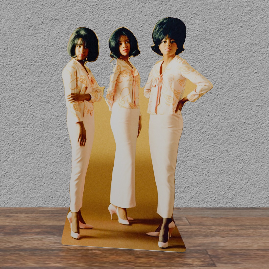 THE Supremes-mary Wilson-florence Ballard-diana Ross -66" Tall Life Size Cardboard Cutout Standee