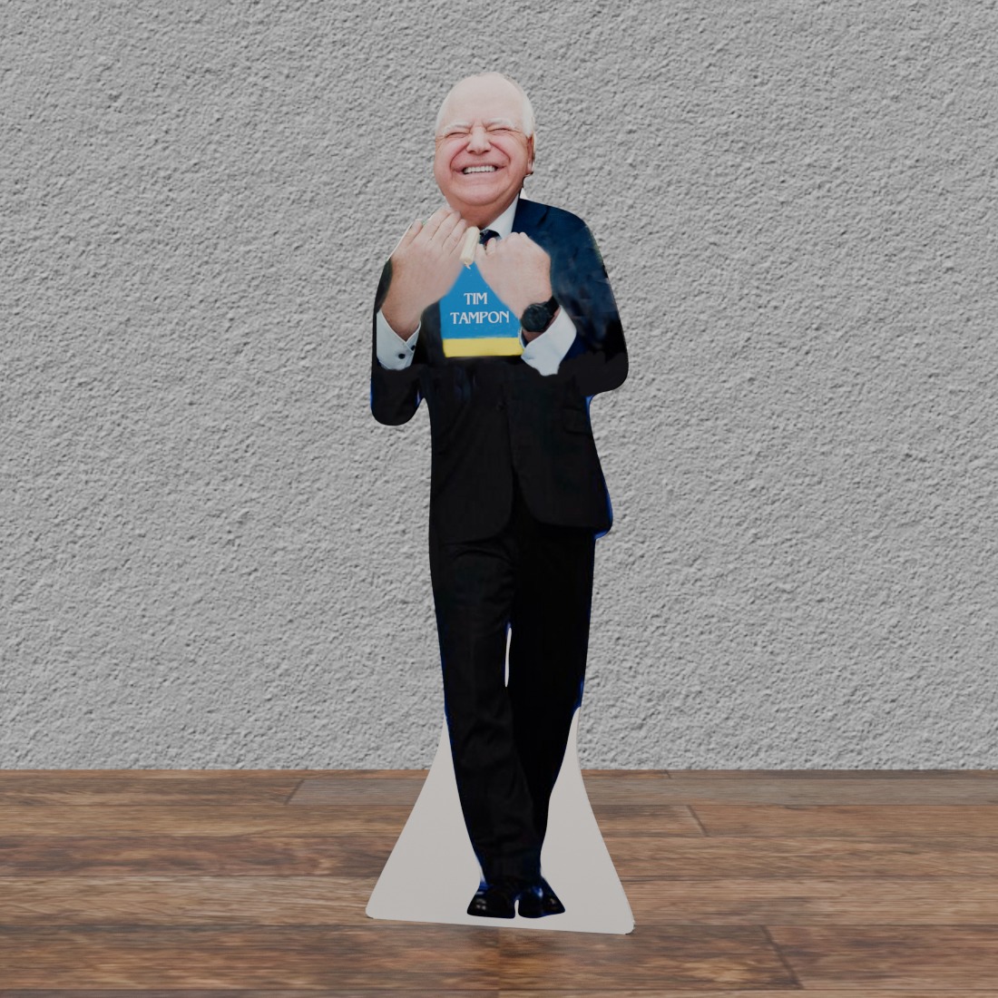TIM Walz 74" Tall Cardboard Cutout Standee