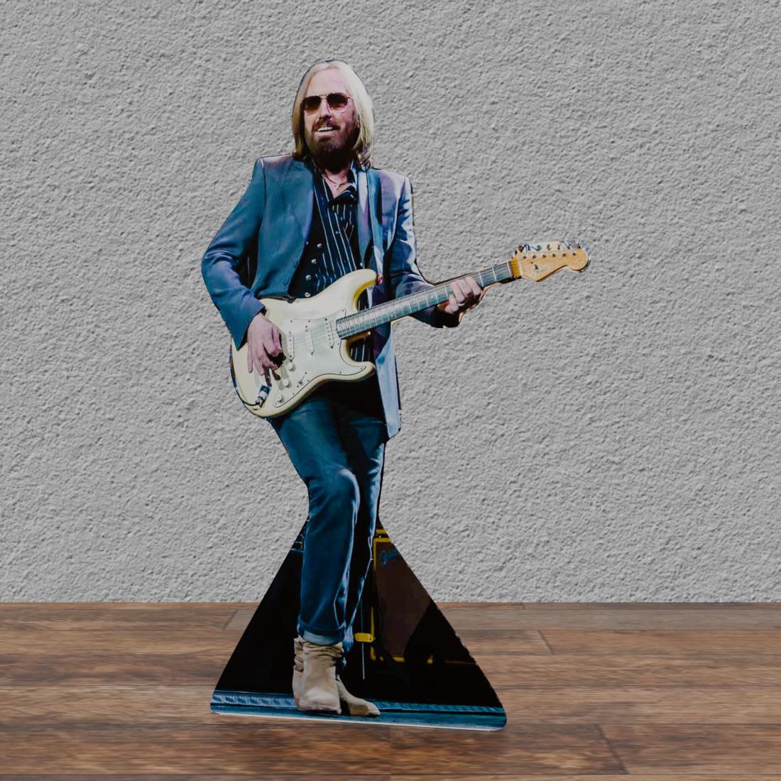 TOM Petty - W/guitar - 70" Tall - Life Size Cardboard Cutout Standee