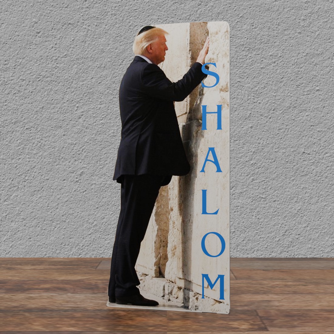 Trump Shalom 76" Tall Cardboard Cutout Standee