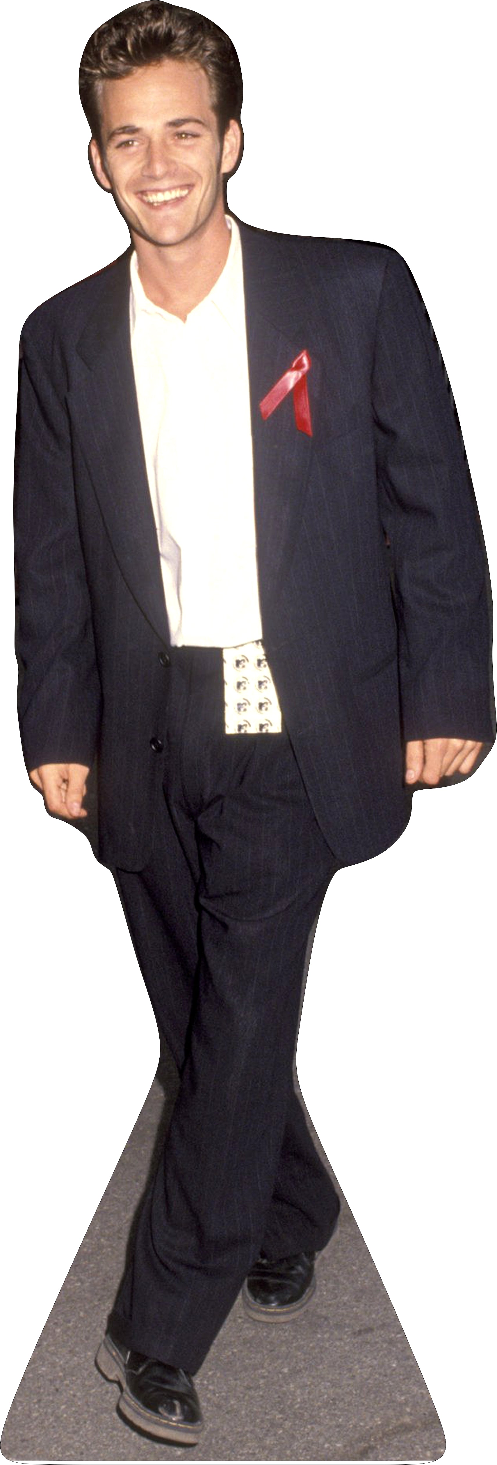 Luke Perry - BIG Smile - 90's - 70" Tall Life Size Cardboard Cutout Standee